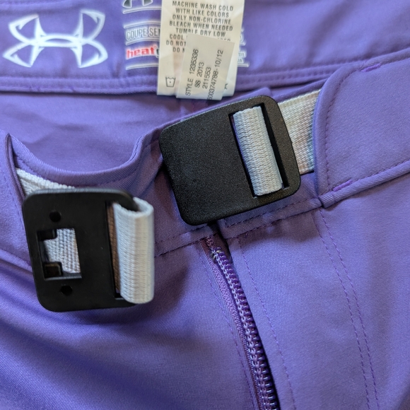 Under Armour Women's Purple Hiking Shorts - Picture 3 of 6